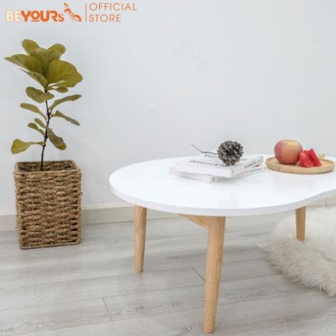 Bàn Trà Sofa Thông Minh BEYOURs D Table Bằng Gỗ Hình Hạt Đậu Nội Thất Kiểu Hàn Lắp Ráp