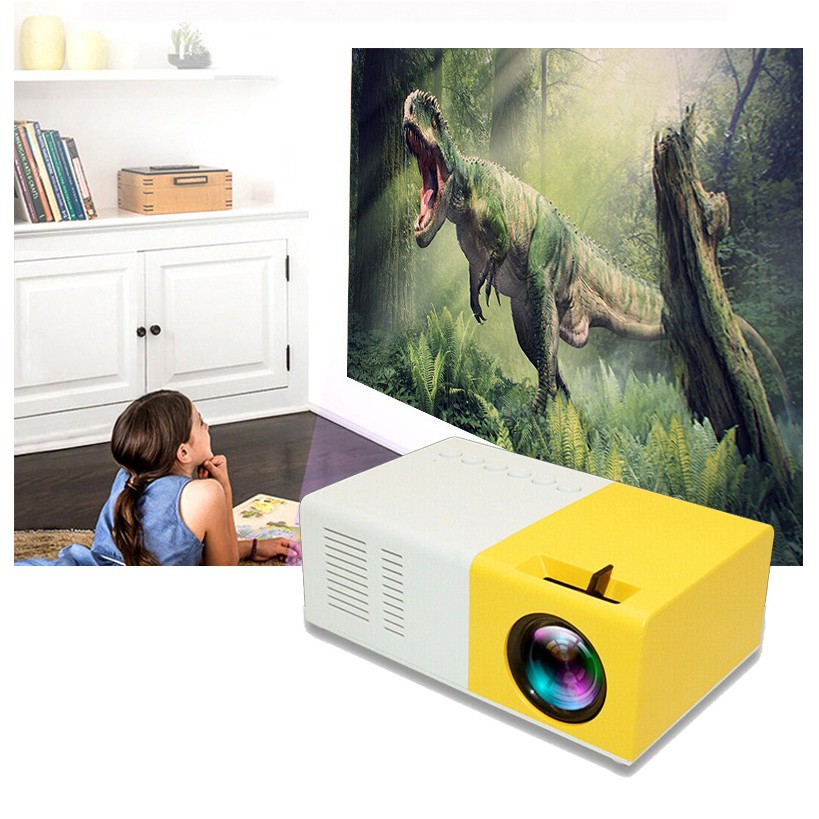 Máy Chiếu Mini LCD LED Projector, Cao Cấp PD300