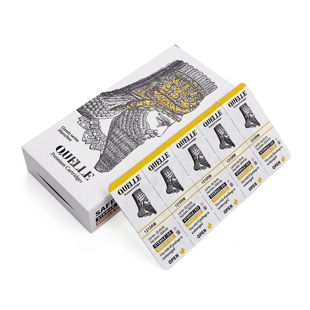 Bộ Kim Xăm Solong Quelle Chuyên Dụng Chất Lượng Cao #10 #12 RL / RM / M1 / RS