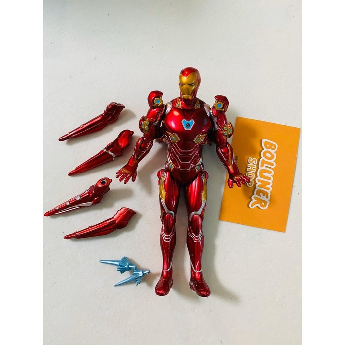 Bộ 50 Mô Hình Nhân Vật Iron Man Mark Nano Màu Sắc