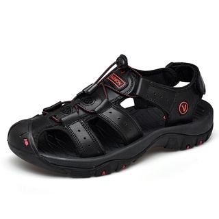 Giày sandal rọ big size nam xuất khẩu da thật 44 45 46 47 48 - 44up.sd.02bb