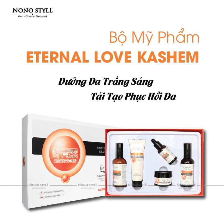 Set Dưỡng Da ⚡ TIẾT KIỆM ⚡ - Eternal Love Kashem - Siêu Trắng - Chống Lão Hóa - Tinh Chất Thảo Mộc Thuần Thiên Nhiên.