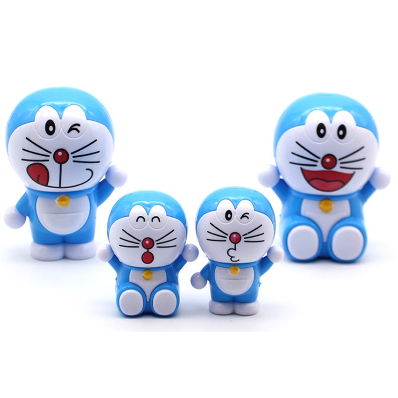 Set 4 Mô Hình Đồ Chơi Nhân Vật Hoạt Hình Doraemon Xinh Xắn