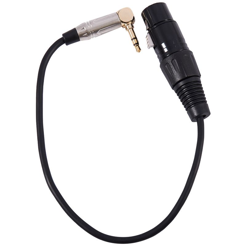 Dây Cáp Chuyển Đổi Âm Thanh 0.3m 90 Độ 3.5mm Trs Sang Xlr 3pin Chuyên Dụng Cho Đàn Guitar Điện