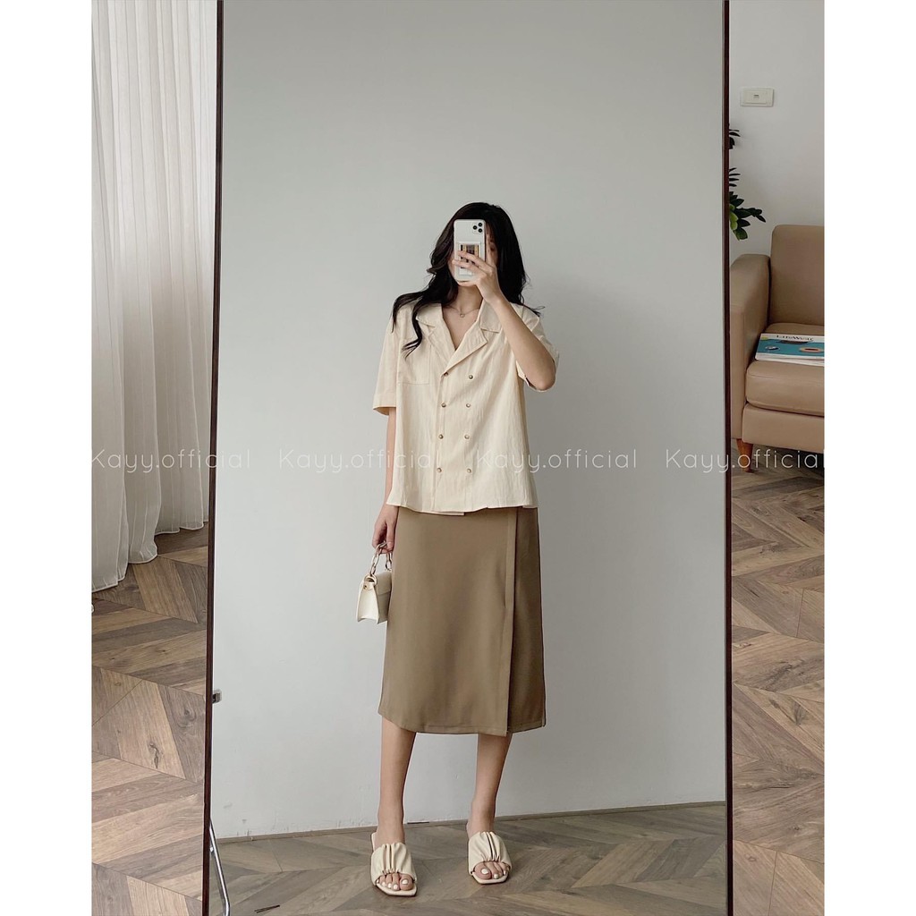SET váy công sở áo cổ vest ulzzang cao cấp 💖 Set nữ công sở, đi chơi | BigBuy360 - bigbuy360.vn