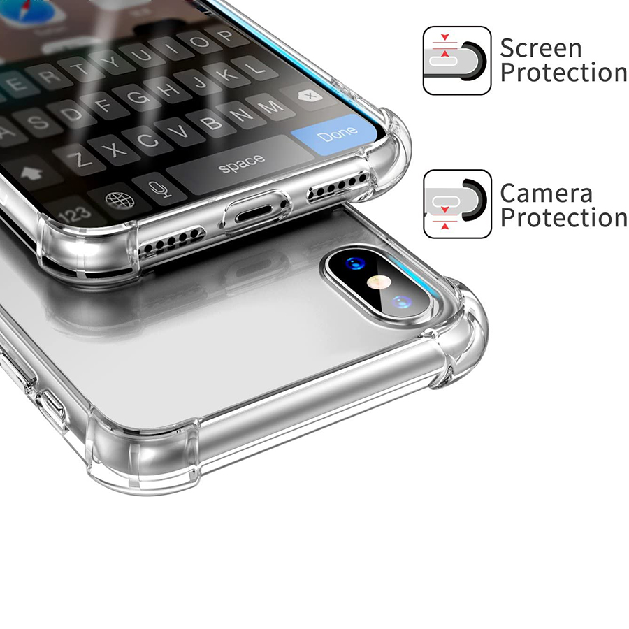Ốp lưng silicon chống sốc trong suốt cho oppo f5 f7 f9 f11 pro a5 a9 2020 a3s a5s a7 a83 a52 a92 ốp lưng mềm trong suốt