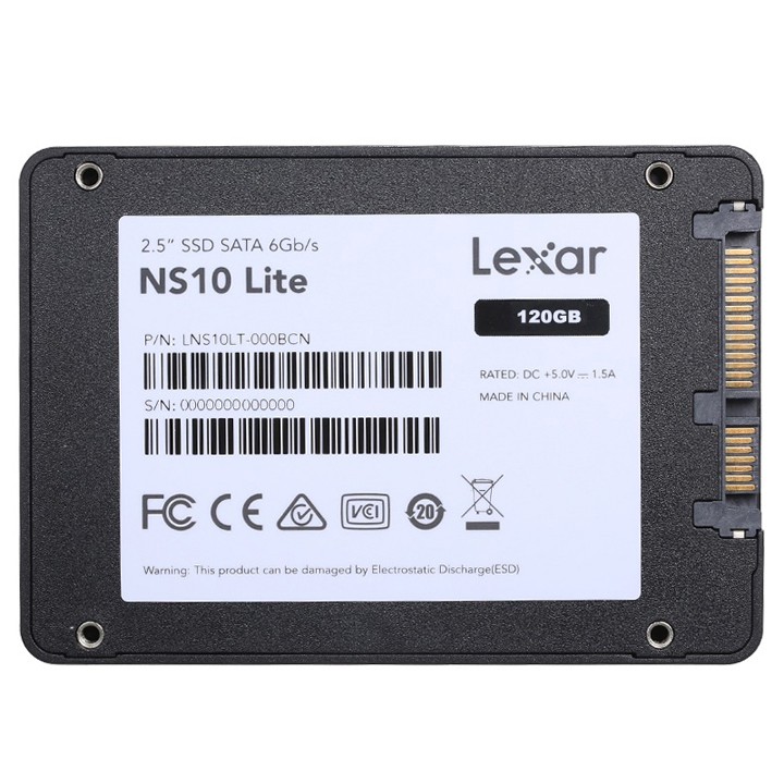 Ổ cứng SSD 2.5 inch SATA Lexar NS100 120 128 256 512GB-bảo hành 3 năm SD01 SD02 SD03