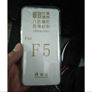 Ốp dẻo trong suốt cho oppo F5