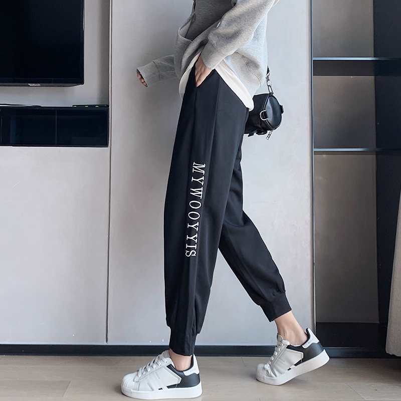 NRVP Quần Thể Thao Ống Rộng Phong Cách Thời Trang Hàn Quốc Dành Cho Nam Và Nữ