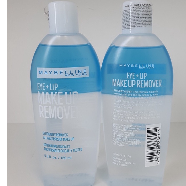 Tẩy trang mắt môi MAYBELLINE Make Up Remover Eye Lip 150ml - hàng sẵn