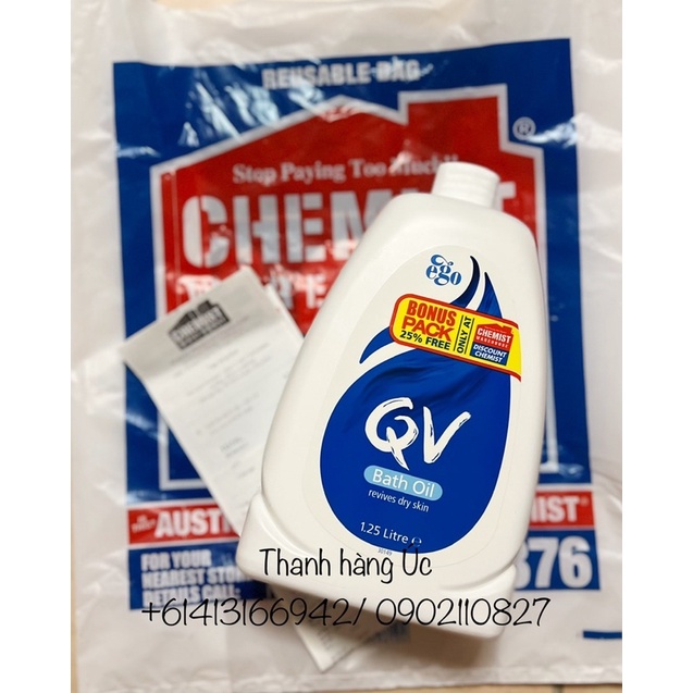 Sữa Tắm QV Bath Oil 1,25 Lit
