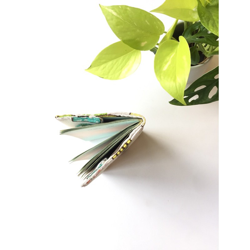Túi ví handmade vải thô bố bọc hộ chiếu pasport cover