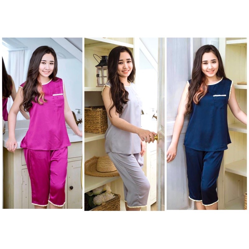Bộ lững satin mặc nhà RBI
