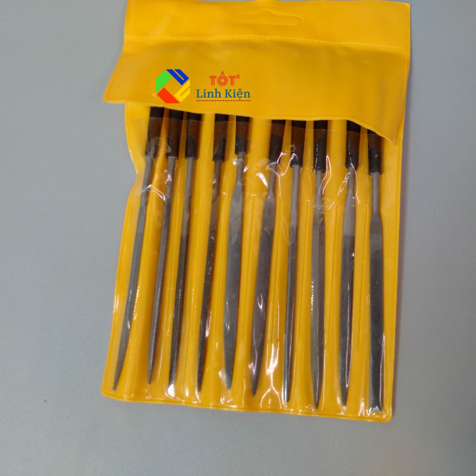 Bộ Dũa Hợp Kim 10 Món 140mm chất lượng cao