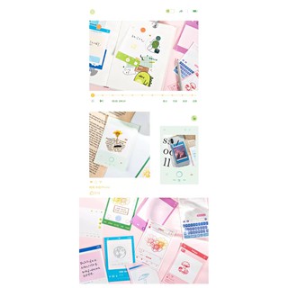 30 Sticker note nhiều màu sắc lựa chọn chủ đề background instagram