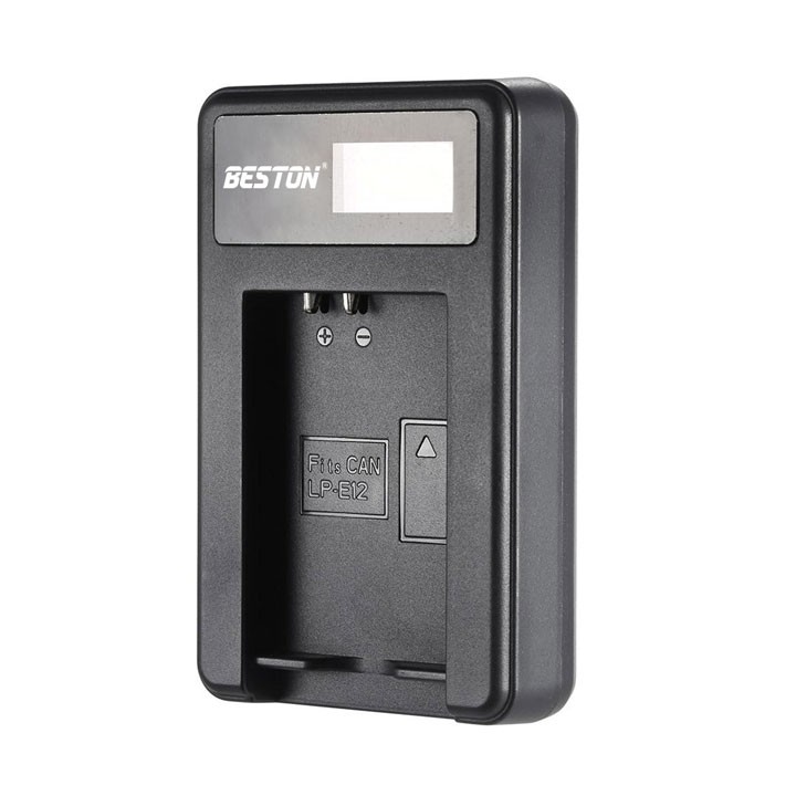 Sạc USB BESTON Sạc pin máy ảnh Canon LP-E12 LPE12 Canon EOS 100D EOS Rebel S1 M M2 M10 M50 M100 SX70 HS