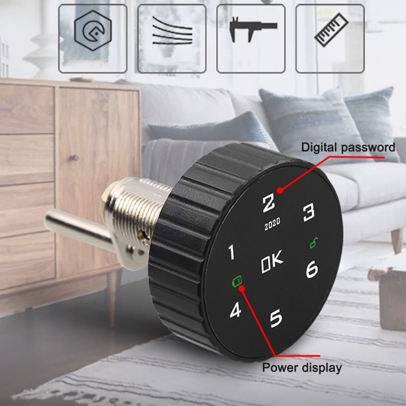 Khóa Ngăn Kéo Tủ Kết Hợp Mật Khẩu Sử Dụng Năng Lượng Thấp