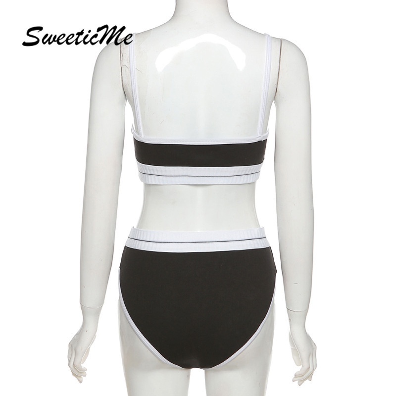 Set áo croptop hai dây + quần short phong cách cá tính cho nữ