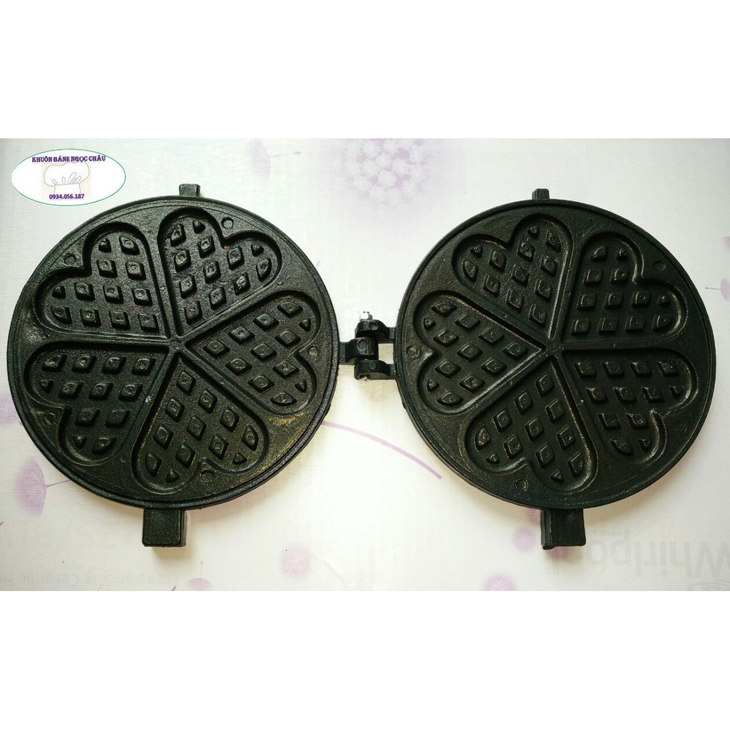 Khuôn bánh kẹp tàn ong chống dính cao cấp loại bánh lớn