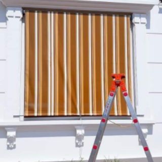 Bạt tự cuốn che nắng mưa Hòa Phát