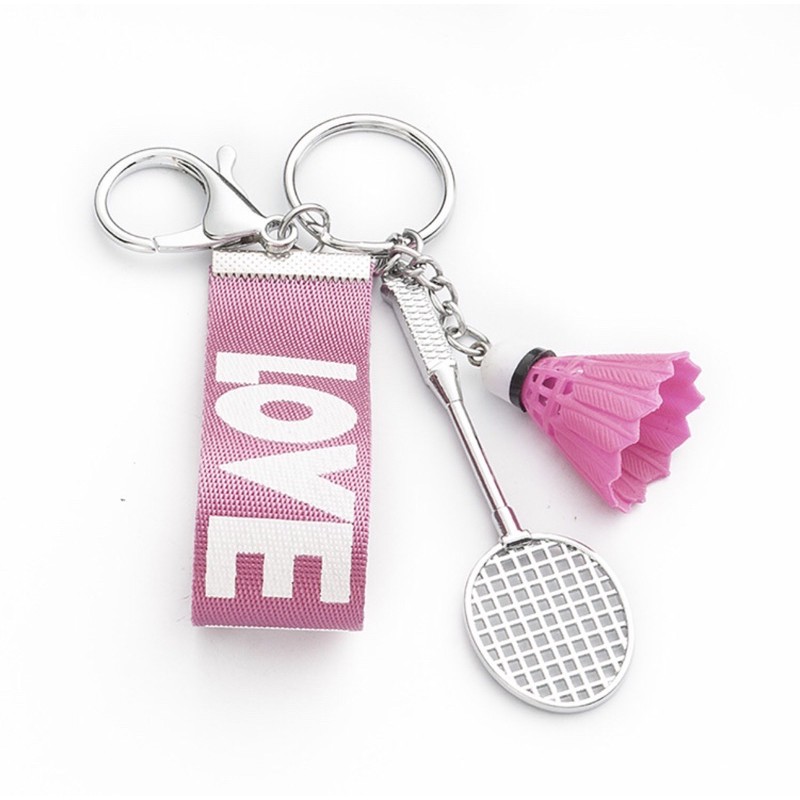 Móc khoá cầu lông LOVE