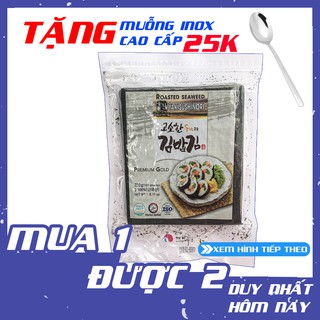 MUA 1 TẶNG 1, Rong biển cuộn cơm kimbap 100 lá K-FOOD, HÀNG TỐT BẢO KHANH