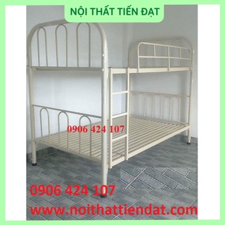 Giường tầng sắt viền tròn sơn tĩnh điện giá xưởng
