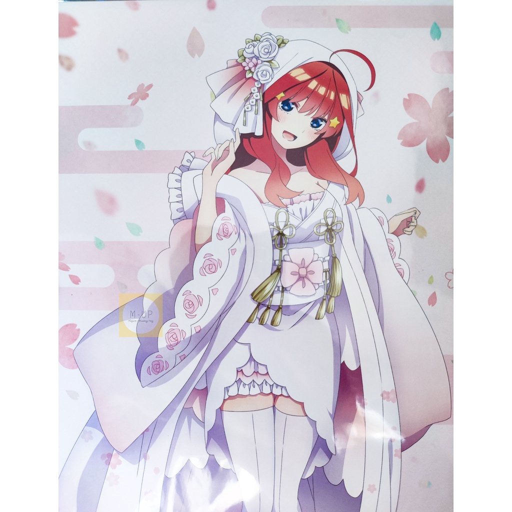 TRANH PVC NHÀ CÓ 5 NÀNG DÂU - ICHIBAN KUJI - GOTOUBUN NO HANAYOME - ART BOARD