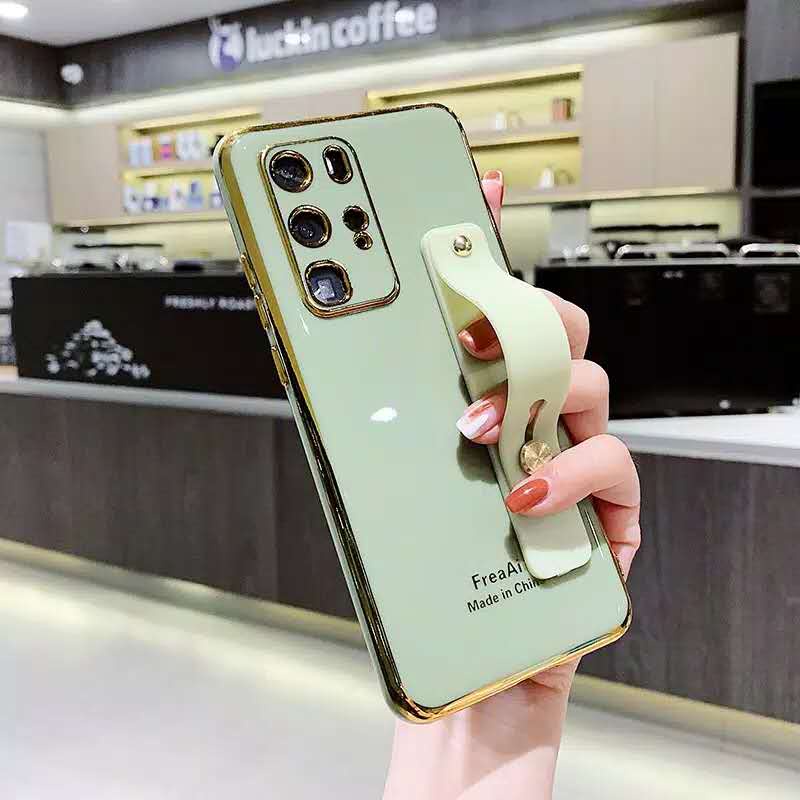 Ốp điện thoại dẻo mạ 6D kèm vòng đeo tay chống sốc cho XIAOMI REDMI NOTE 11 PRO 10 10S 11T 11 LITE POCO M4 PRO M3 X3 NFC