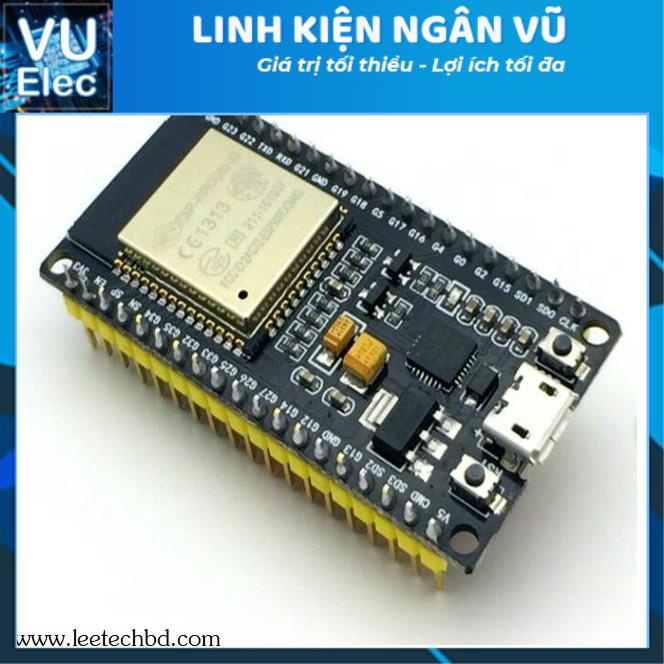 Kit thu phát wifi bluetooth ESP32 chip CP2102 chính hãng bảo hành 6 tháng  (kit thu phát IoT)