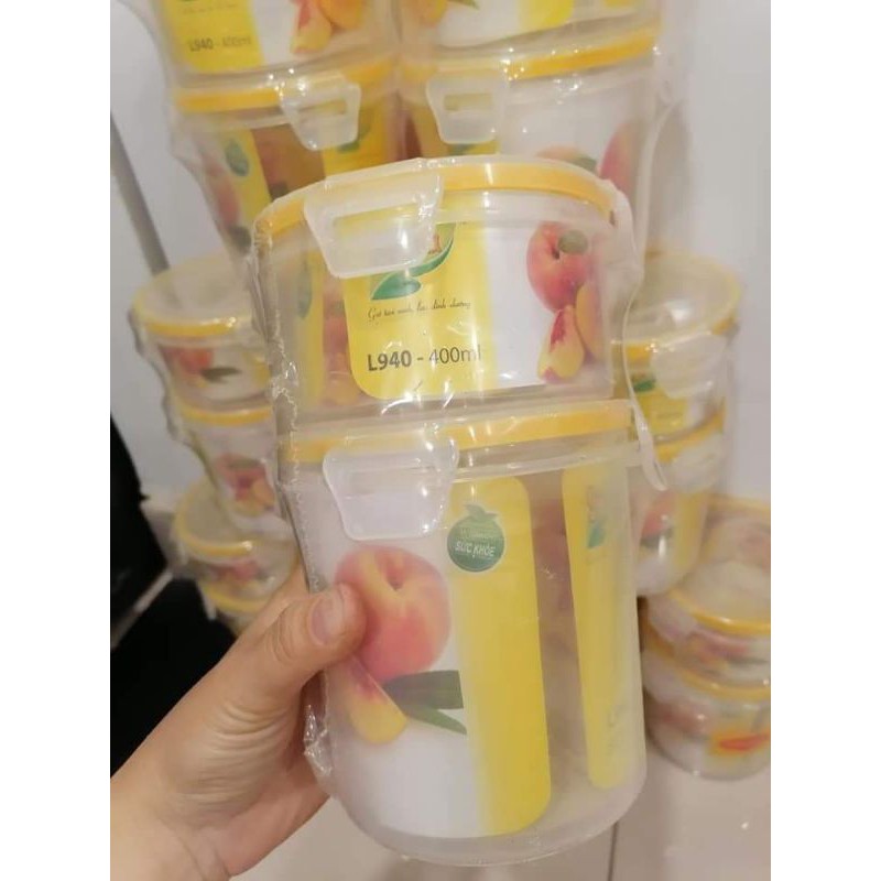 Bộ 2 hộp nhựa Sina 400ml &amp; 800ml