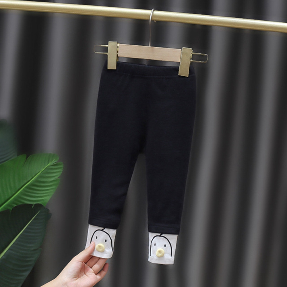 Quần Legging Chất Cotton Hoạ Tiết Chú Vịt Đáng Yêu Cho Bé