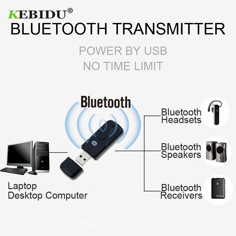 Usb Bluetooth Không Dây 4.2 Dongle - Cho PC Máy Tính