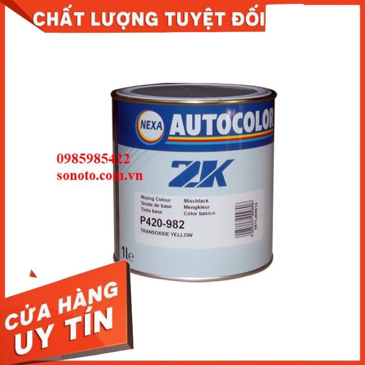 P420-982 Sơn gốc 2K Màu vàng bò Nexa Autocolor 1 Lít sơn thuộc tập đoàn PPG SONQUANGPHU422