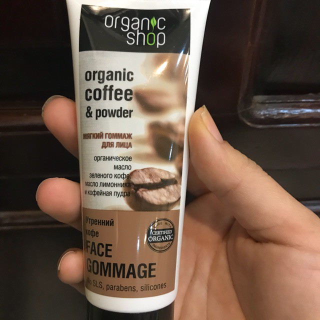 Tẩy da chết cho da mặt organic coffee&amp; sugar