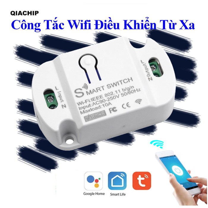 Công Tắc Wifi thông minh điều Khiển Từ Xa
