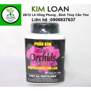 Phân bón cho phong lan 19-31-17 hũ 100g