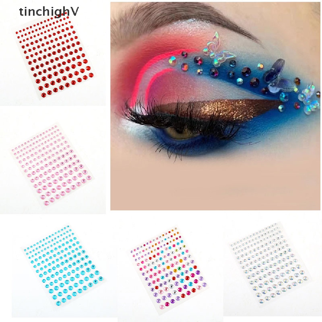 Miếng Dán Trang Điểm Mắt Họa Tiết Ngọc Trai Thời Trang Cho Nữ