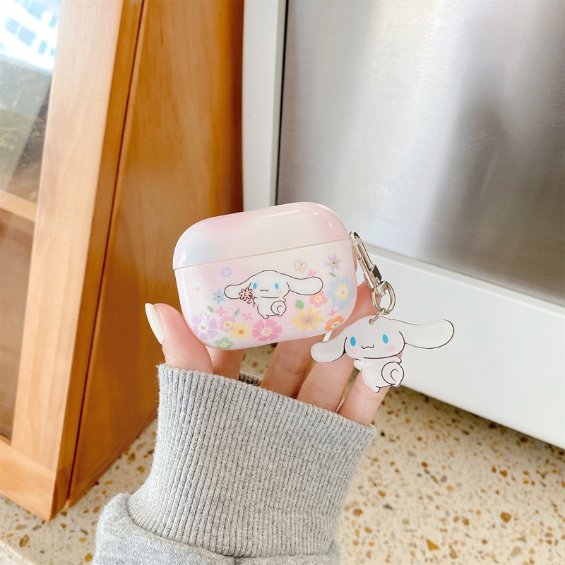 Sanrio Vỏ Bảo Vệ Hộp Sạc Tai Nghe Airpods 1 / 2 / Pro Hình Chú Chó Cinnamon Dễ Thương