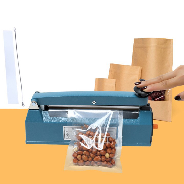 Máy hàn miệng túi đường hàn 20cm vỏ thép