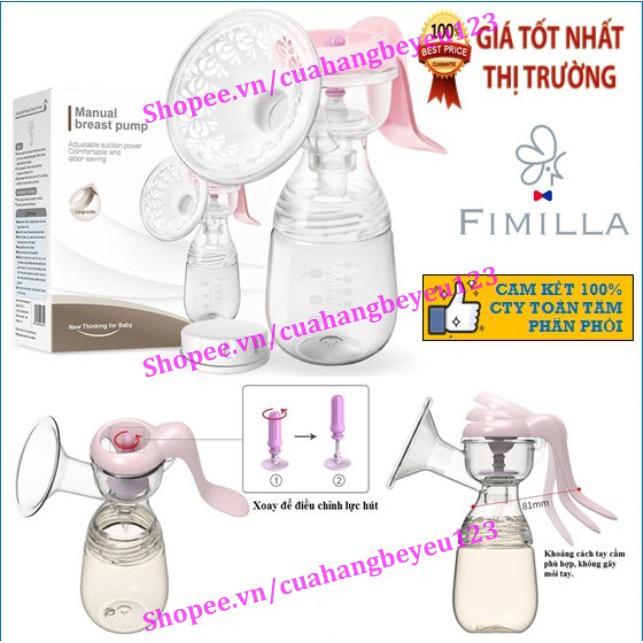 Dụng cụ Hút sữa mẹ cầm tay cao cấp FIMILLA HL-0611L Không BPA - Mum 's Care