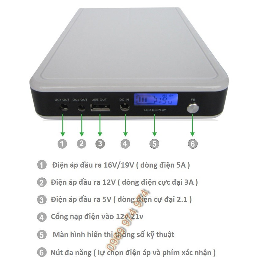 Sạc dự phòng cho Surface
