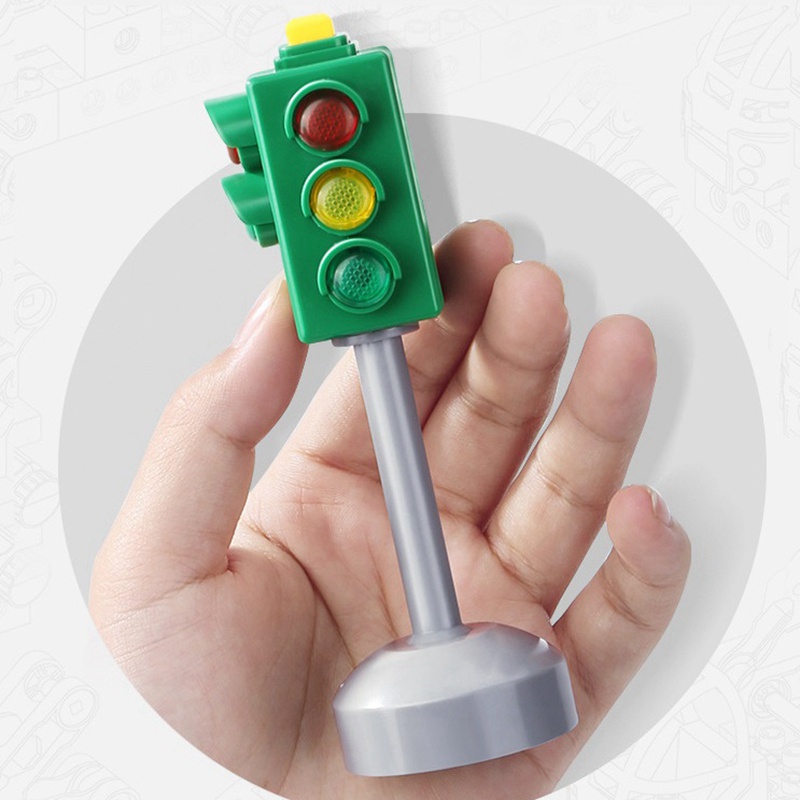 Biển Báo Giao Thông mini Có Đèn led Và Âm Thanh An Toàn Cho Trẻ Em