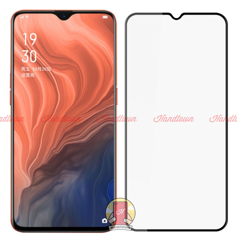 Kính Cường Lực Oppo Reno Z RenoZ Full Màn Đen Full Keo Không Chấm Li Ti Chống Trầy Xước Chống Va Đập Bảo Vệ Màn Hình