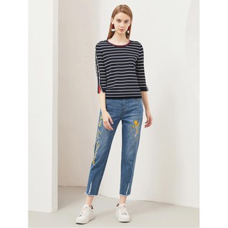 Quần jeans STRADIVARIUS BOYFRIEND JEANS