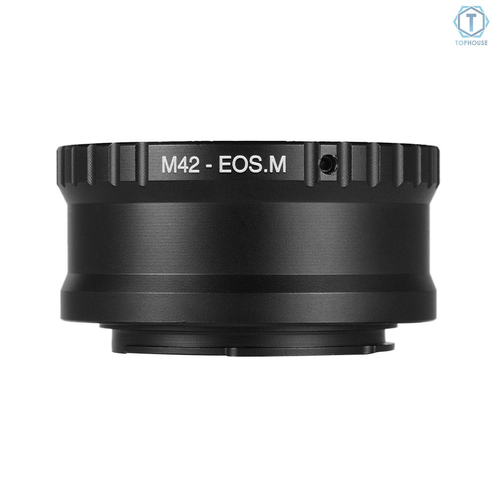 Ngàm Chuyển Đổi Ống Kính M42-Eos M Sang Canon Eos M Series Cho Máy Ảnh Canon Eos M M2 M3 M5 M6 M10 M50 M100