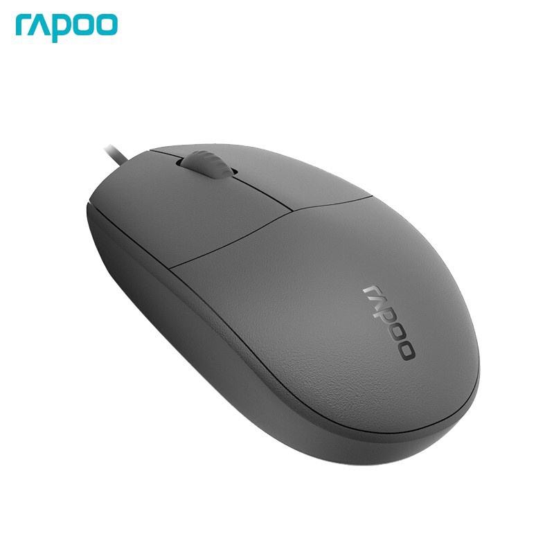 【6 tháng hư hỏng có thể thay mới】Chuột Quang Có Dây Rapoo N100 1600 DPI Dùng Cho Văn Phòng