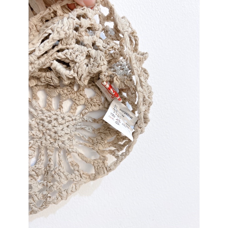 Áo khoác gile len móc vintage