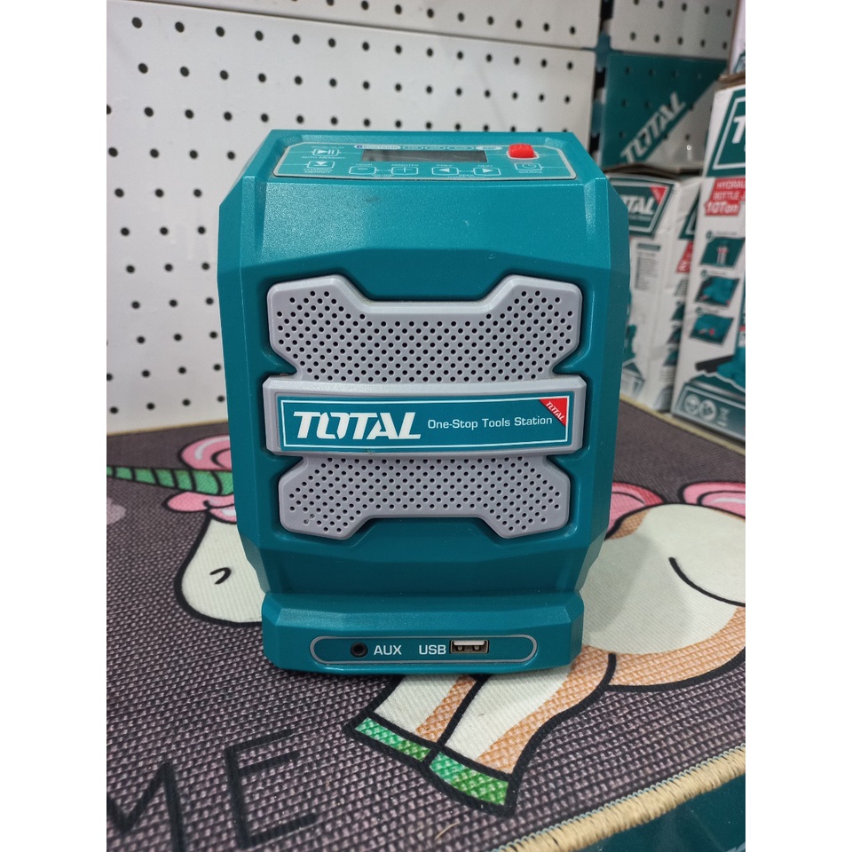 Loa nghe nhạc 20V TJRLI2001 – bluetooth RADIO công trường TOTAL - Nghe nhạc mọi nơi giải trí dễ dàng, Di chuyển mọi nơi