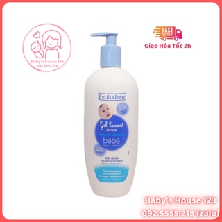 SỮA TẮM GỘI 2in1 EVOLUDERM BEBE DÀNH CHO BÉ SƠ SINH